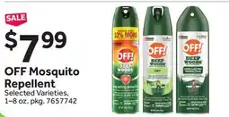 Stop&Shop OFF! Mosquito Repellent offer