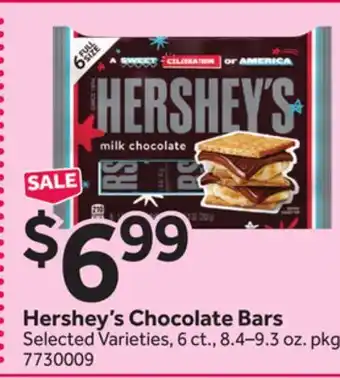 Stop&Shop Hershey's Chocolate Bars offer