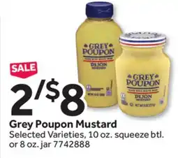 Stop&Shop Grey Poupon Mustard offer