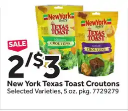 Stop&Shop New York Texas Toast Croutons offer