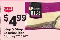 Stop&Shop Stop & Shop Jasmine Rice offer
