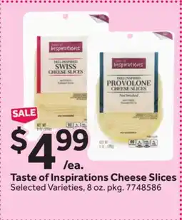 Stop&Shop Taste of Inspirations Cheese Slices offer