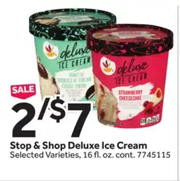 Stop&Shop Stop & Shop Deluxe Ice Cream offer