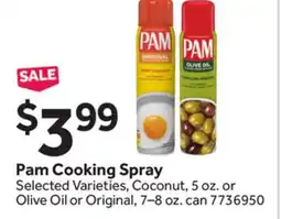 Stop&Shop Pam Cooking Spray offer