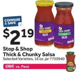 Stop&Shop Stop & Shop Thick & Chunky Salsa offer