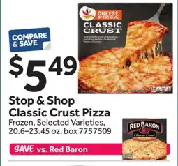 Stop&Shop Stop & Shop Classic Crust Pizza offer