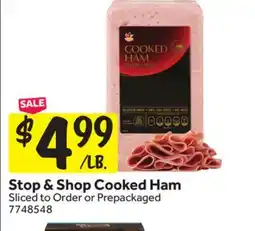 Stop&Shop Stop & Shop Cooked Ham offer