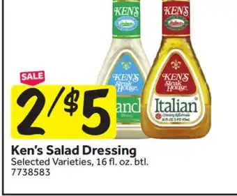 Stop&Shop Ken's Salad Dressing offer
