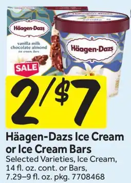 Stop&Shop Häagen-Dazs Ice Cream or Ice Cream Bars offer
