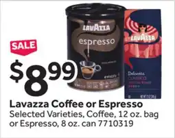 Stop&Shop Lavazza Coffee or Espresso offer