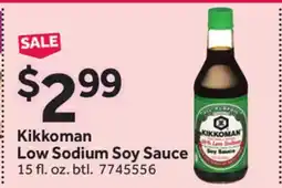 Stop&Shop Kikkoman Low Sodium Soy Sauce offer