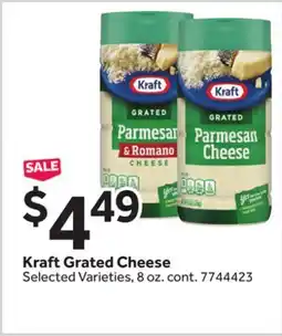 Stop&Shop Kraft Grated Cheese offer