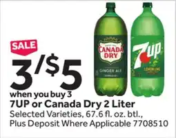 Stop&Shop 7UP or Canada Dry offer