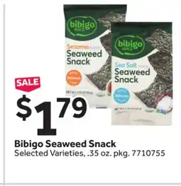 Stop&Shop Bibigo Seaweed Snack offer