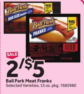 Stop&Shop Ball Park Meat Franks offer