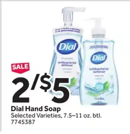 Stop&Shop Dial Hand Soap offer