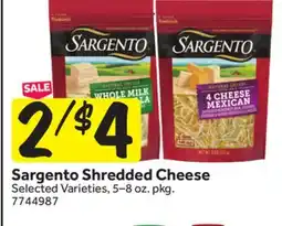 Stop&Shop Sargento Shredded Cheese offer