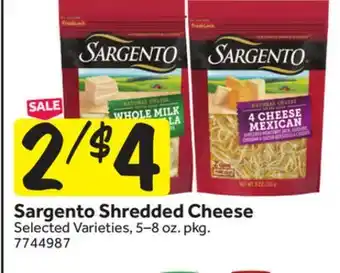 Stop&Shop Sargento Shredded Cheese offer