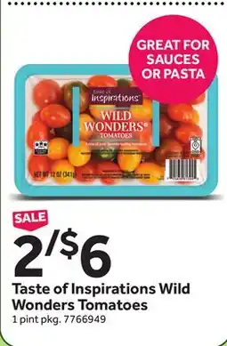 Stop&Shop Taste of Inspirations Wild Wonders Tomatoes offer