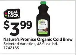 Stop&Shop Nature's Promise Organic Cold Brew offer