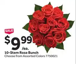 Stop&Shop 10-Stem Rose Bunch offer