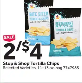 Stop&Shop Stop & Shop Tortilla Chips offer