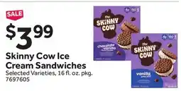 Stop&Shop Skinny Cow Ice Cream Sandwiches offer