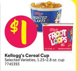 Stop&Shop Kellogg's Cereal Cup offer