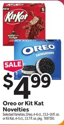 Stop&Shop Oreo or Kit Kat Novelties offer