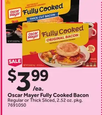 Stop&Shop Oscar Mayer Fully Cooked Bacon offer