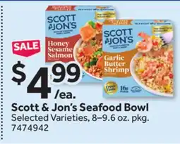 Stop&Shop Scott & Jon's Seafood Bowl offer