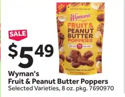 Stop&Shop Wyman's Fruit & Peanut Butter Poppers offer