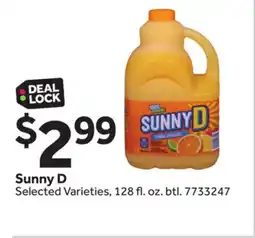 Stop&Shop Sunny D offer