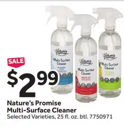 Stop&Shop Nature's Promise Multi-Surface Cleaner offer