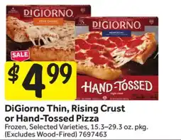 Stop&Shop DiGiorno Thin, Rising Crust or Hand-Tossed Pizza offer