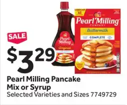 Stop&Shop Pearl Milling Pancake Mix or Syrup offer