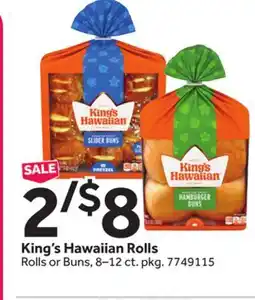 Stop&Shop King's Hawaiian Rolls offer