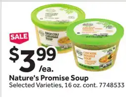 Stop&Shop Nature's Promise Soup offer