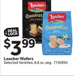 Stop&Shop Loacker Wafers offer