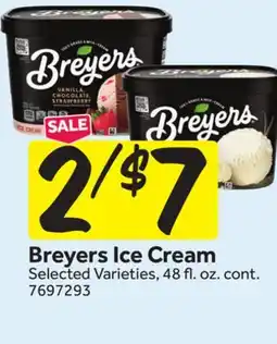 Stop&Shop Breyers Ice Cream offer