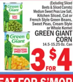 C Town GREEN GIANT CORN offer