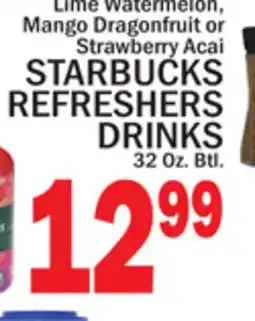 C Town STARBUCKS REFRESHERS DRINKS offer