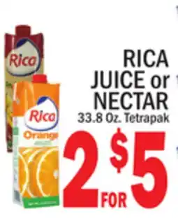 C Town RICA JUICE or NECTAR offer