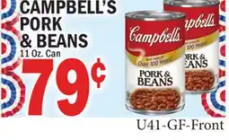 C Town CAMPBELL'S PORK & BEANS offer