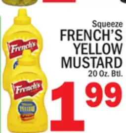 C Town FRENCH'S YELLOW MUSTARD offer