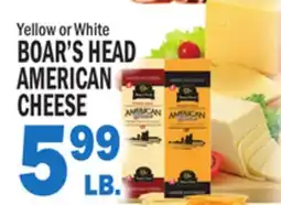 C Town BOAR'S HEAD AMERICAN CHEESE offer