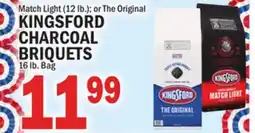 C Town KINGSFORD CHARCOAL BRIQUETS, 16 lb. Bag offer