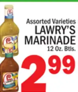 C Town LAWRY'S MARINADE offer