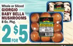 C Town GIORGIO BABY BELLA MUSHROOMS offer
