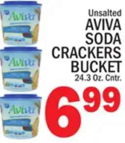 C Town AVIVA SODA CRACKERS BUCKET offer